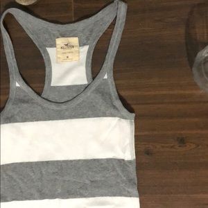 Hollister stripped tank top